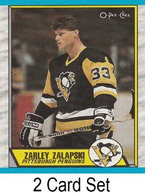 Zarley Zalapski Hockey Card Collection
